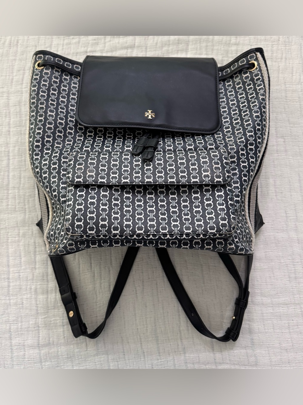 Tory Burch Gemini Link Canvas Backpack